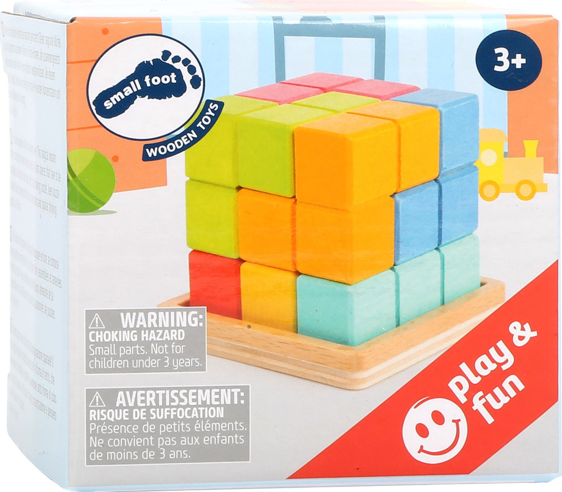 SMALL FOOT BY LEGLER Small Foot Dřevěný 3D tetris - obrázek 4