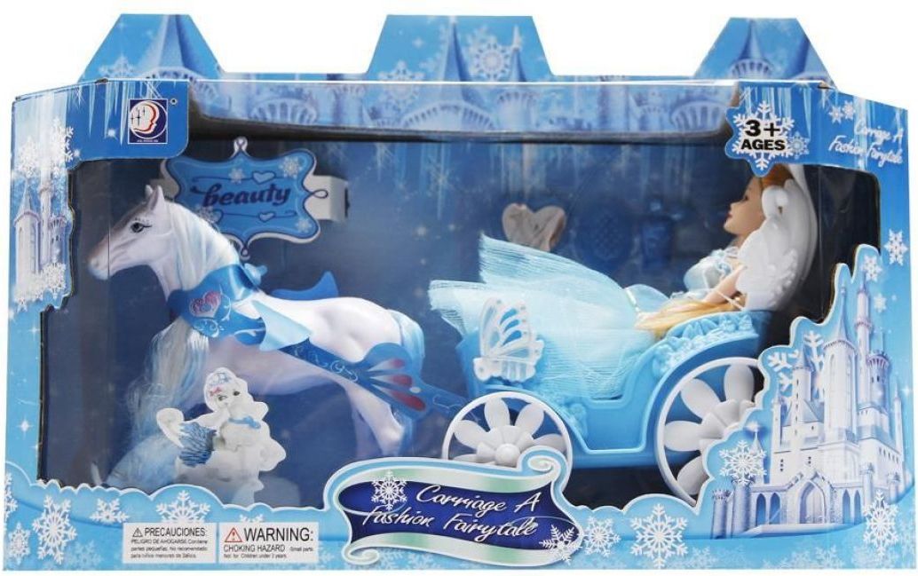 Alltoys Panenka v kočáře s koňským spřežením - obrázek 1