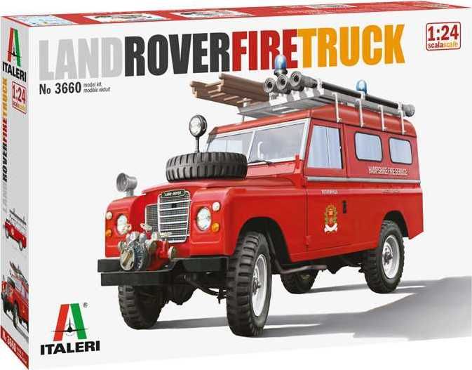 ITALERI Model Kit auto 3660 - Land Rover Fire Truck (1:24) - obrázek 1