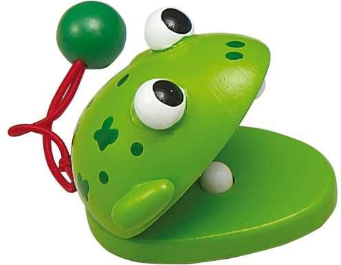 HJ Toys Dětské kaskaněty žába - obrázek 1