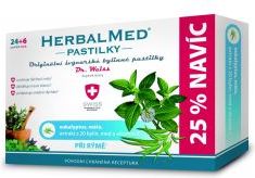 Dr. Weiss HerbalMed Eukalyptus + máta + vitamin C 24+6 pastilek - obrázek 1