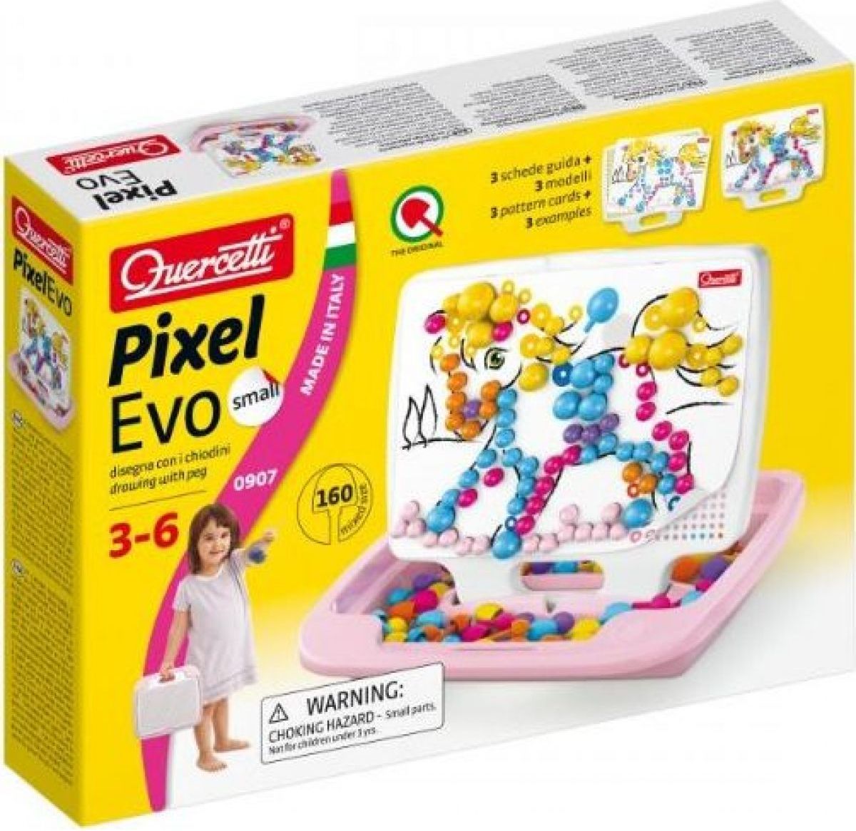 Quercetti Pixel Evo Girl Small 160 ks - obrázek 1