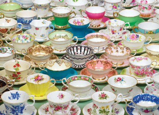 COBBLE HILL Puzzle Porcelánové hrnečky 1000 dílků - obrázek 1