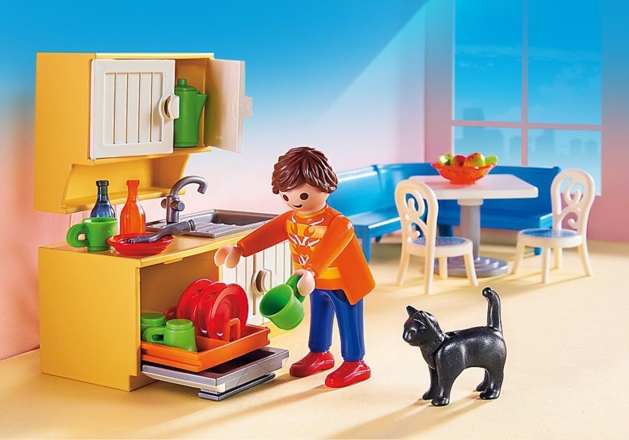 PLAYMOBIL Kuchyně s jídelním koutem 5336 - obrázek 2