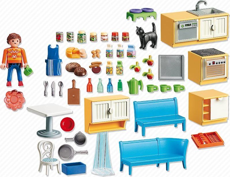 PLAYMOBIL Kuchyně s jídelním koutem 5336 - obrázek 5