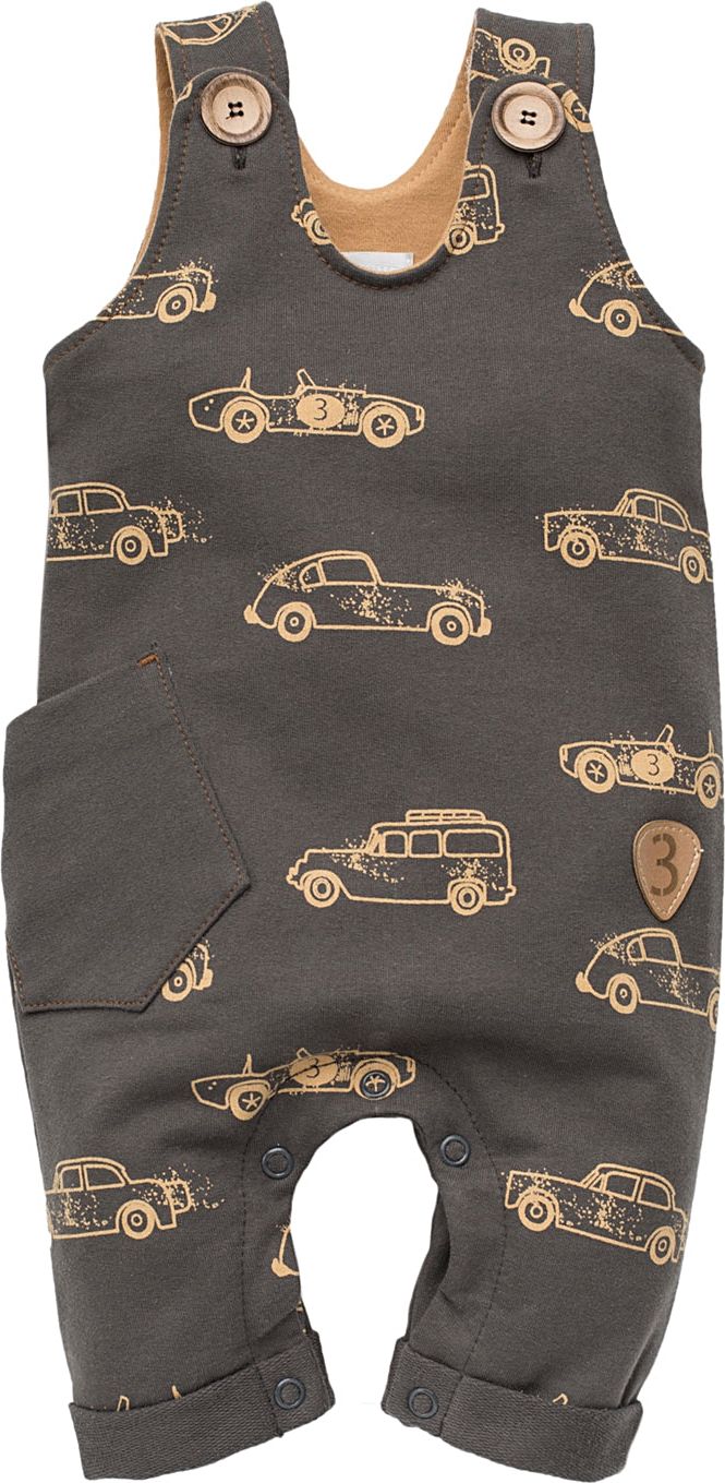 PINOKIO Lacláče Old Cars vel. 68 – grafitové - obrázek 1
