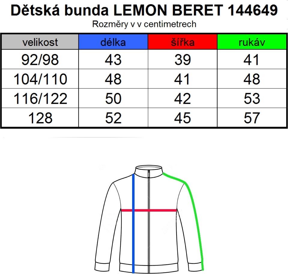 Chlapecká zimní bunda LEMON BERET ESCAPE modrá Velikost: 92-98 - obrázek 8