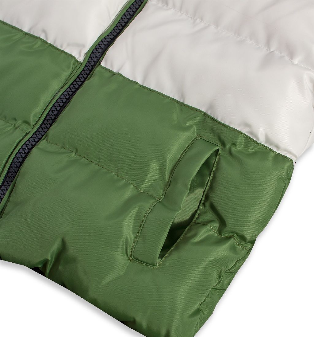 Dětská zimní bunda LEMON BERET MINI ADVENTURES zelená Velikost: 74 - obrázek 4
