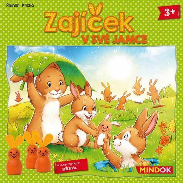 Společenská hra Zajíček v své jamce, MINDOK - obrázek 1