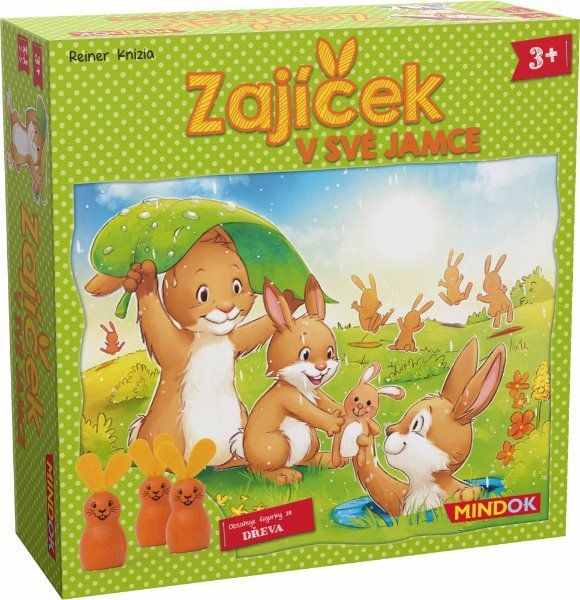 Společenská hra Zajíček v své jamce, MINDOK - obrázek 2