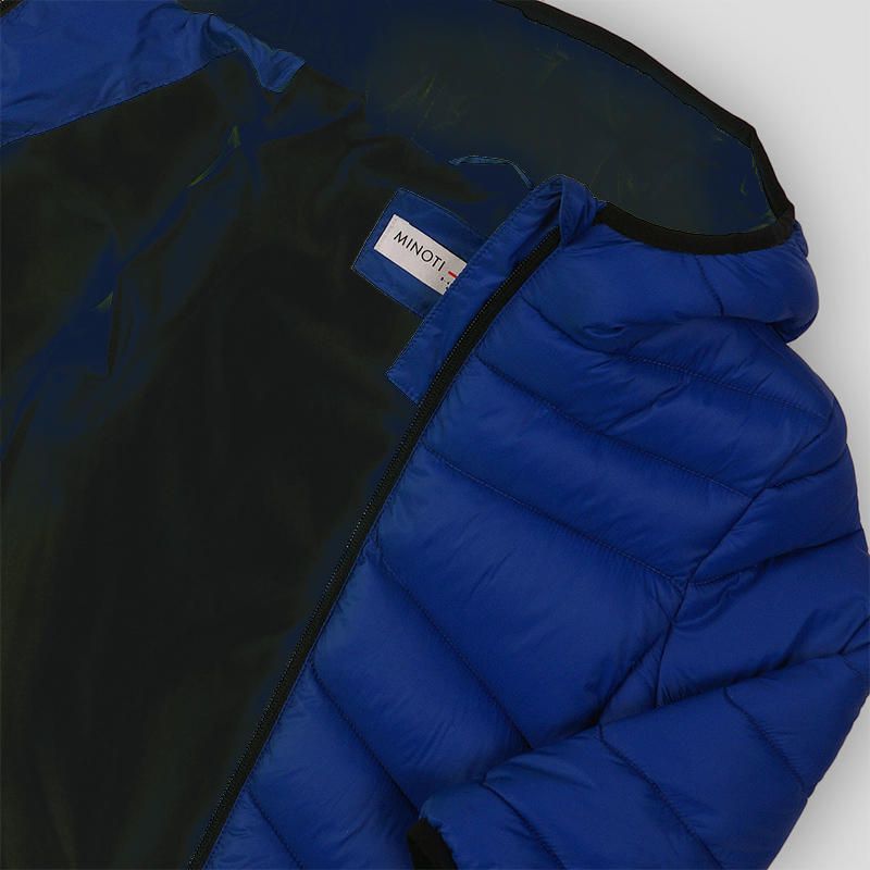 Minoti Bunda chlapecká Puffa modrá 146/152 - obrázek 2