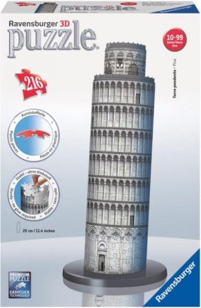 RAVENSBURGER 3D puzzle Šikmá věž v Pise 216 dílků - obrázek 1