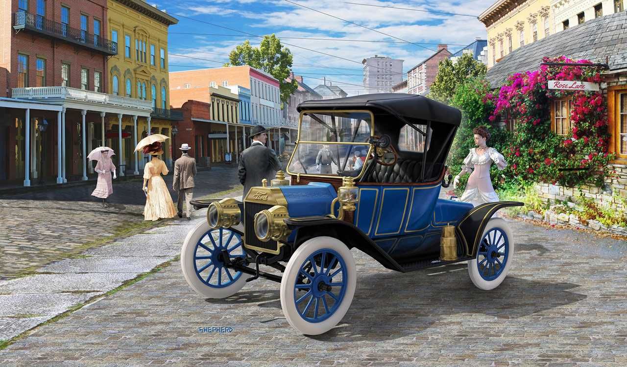 REVELL Plastic ModelKit auto 07661 - Ford T Modell Roadster (1913) (1:24) - obrázek 12