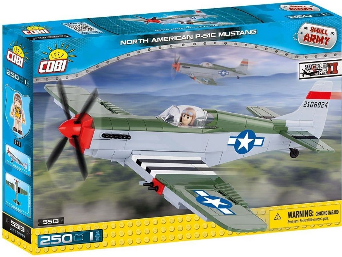 Cobi Malá armáda 5513 P-51C Mustang - obrázek 1