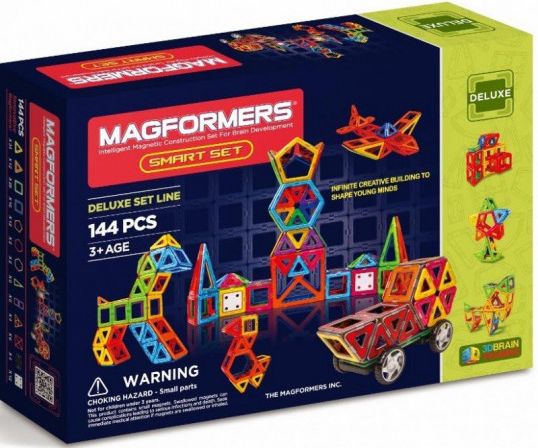 Magnetická stavebnice MAGFORMERS Smart set 144 dílků - obrázek 1