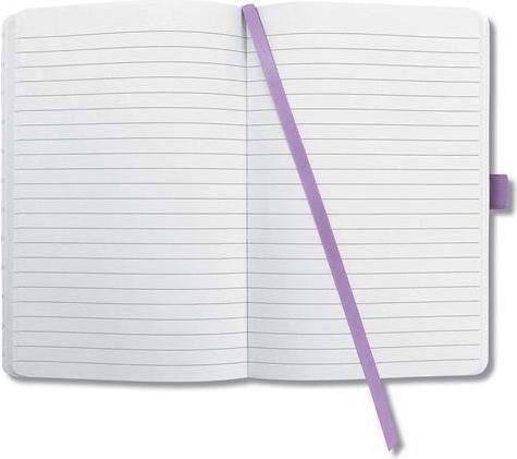 Exkluzivní zápisník "Jolie", fialová, 135x203 mm, linkovaný, 174 listů, SIGEL - obrázek 1