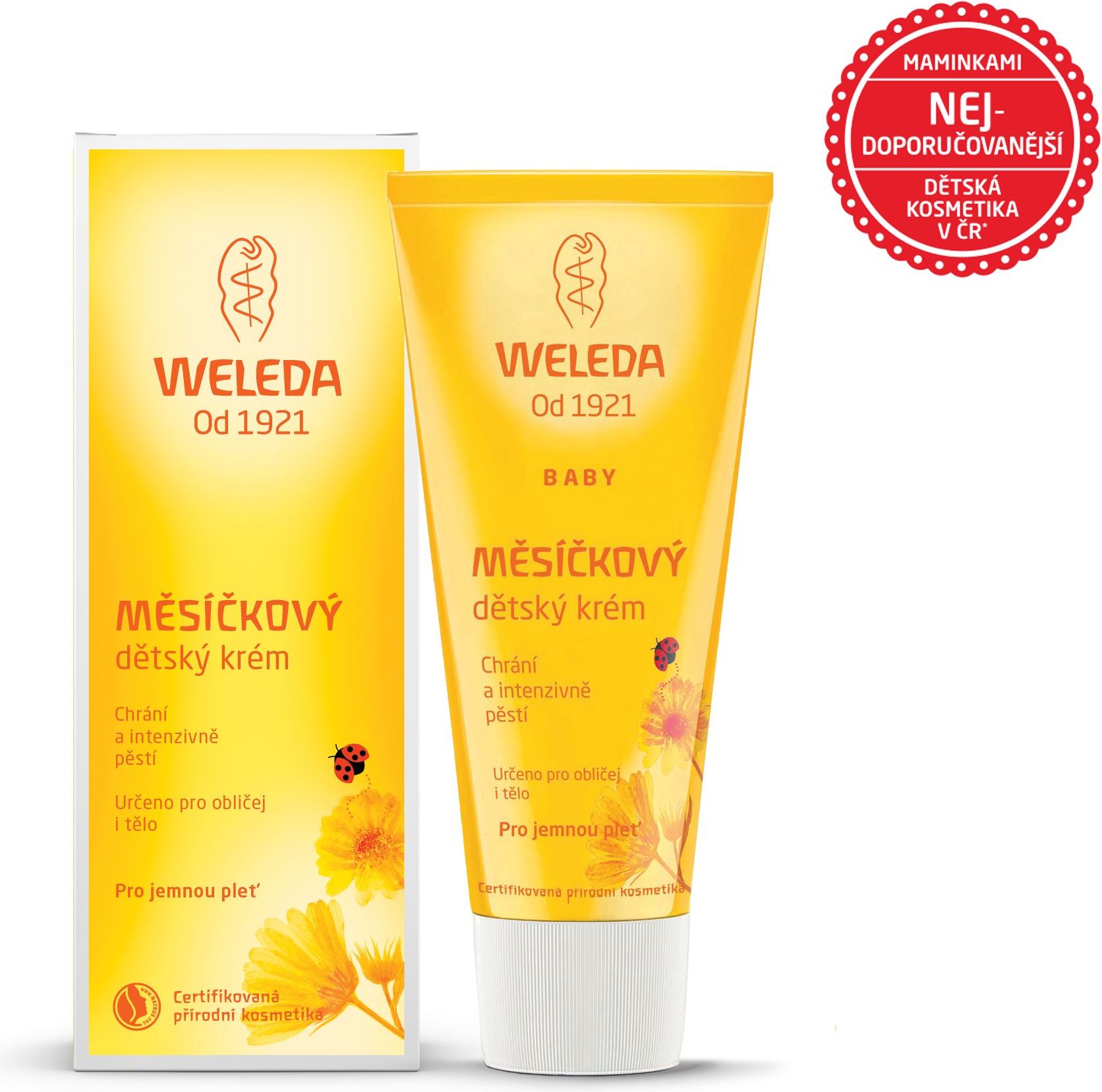 Weleda Měsíčkový dětský krém 75 ml - obrázek 2