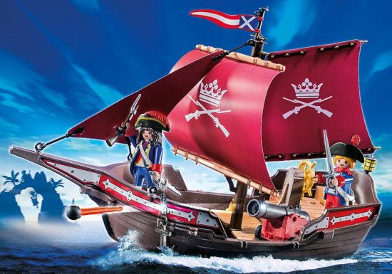 PLAYMOBIL Loď vojenské gardy s dělem 6681 - obrázek 1