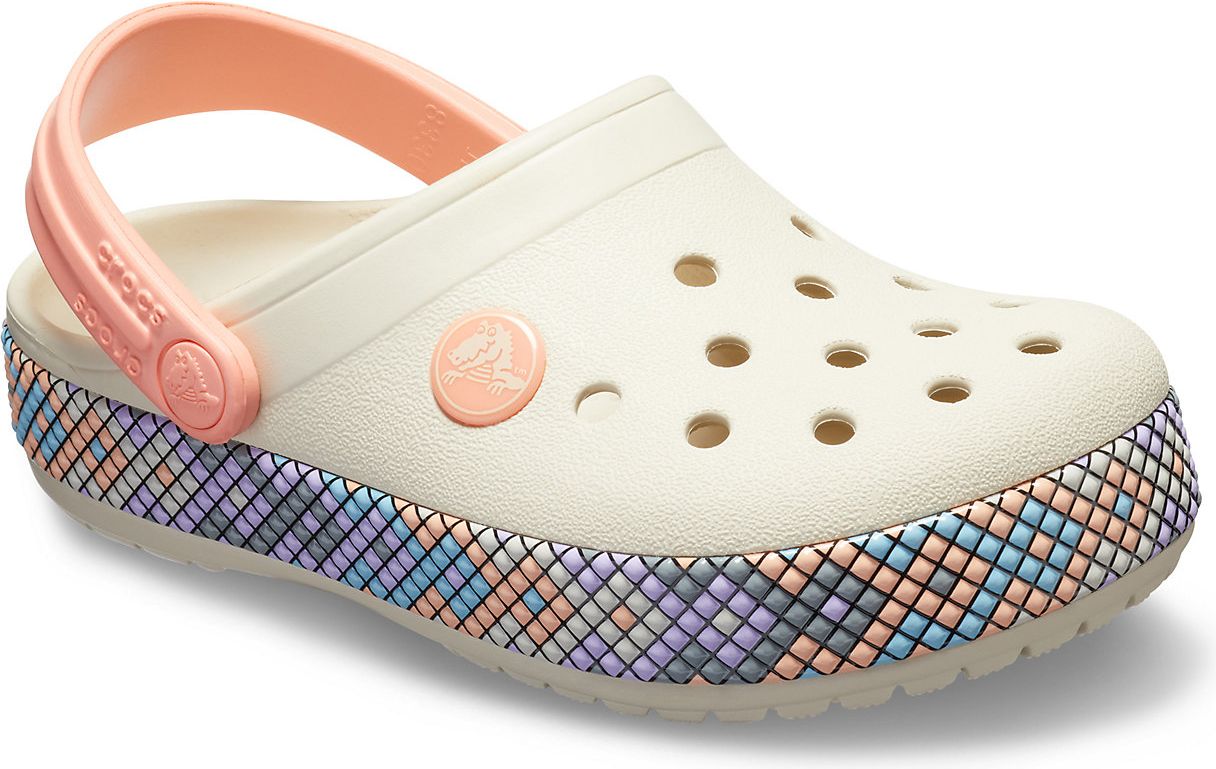 Crocs béžové pantofle Gallery Clog Stucco/Melon - 28/29 - obrázek 2