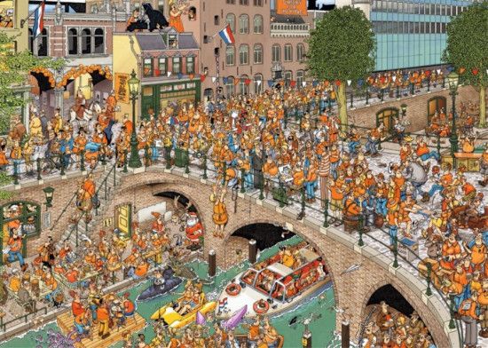 JUMBO Puzzle Králův den 1000 dílků - obrázek 1