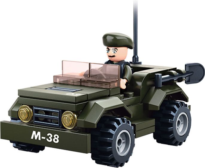 Stavebnice Sluban ARMY Transportní Jeep - obrázek 2