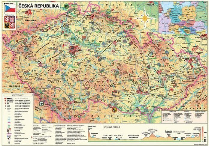 DINO Puzzle Mapa České republiky 500 dílků - obrázek 1