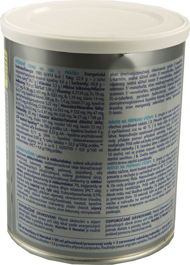 Nutrilon 0 Nenatal 400g - obrázek 2