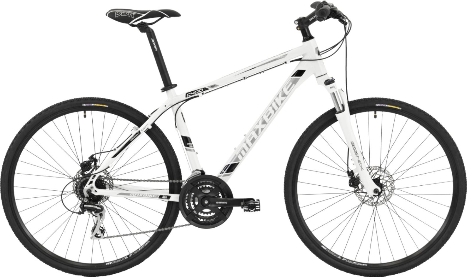Krosové kolo MAXBIKE Aven modré - vel. rámu 22" - obrázek 1