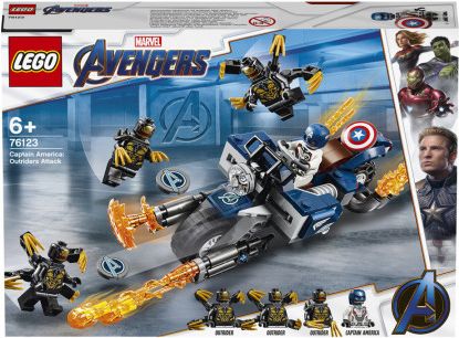 Lego Super Heroes 76123 Captain America: útok Outridů - obrázek 1