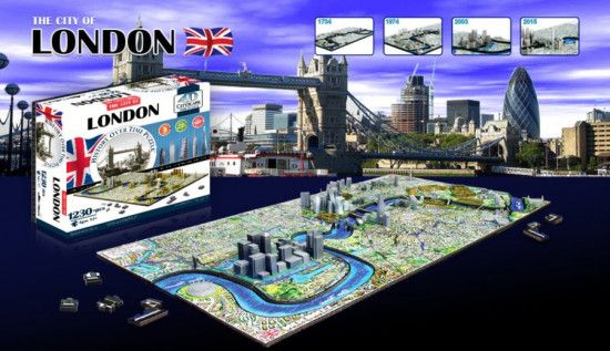 ConQuest 4D Cityscape puzzle Time Panorama Londýn - obrázek 1