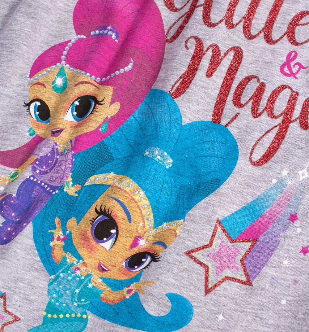 Dívčí letní šaty SHIMMER & SHINE GLITTER šedé Velikost: 110 - obrázek 2