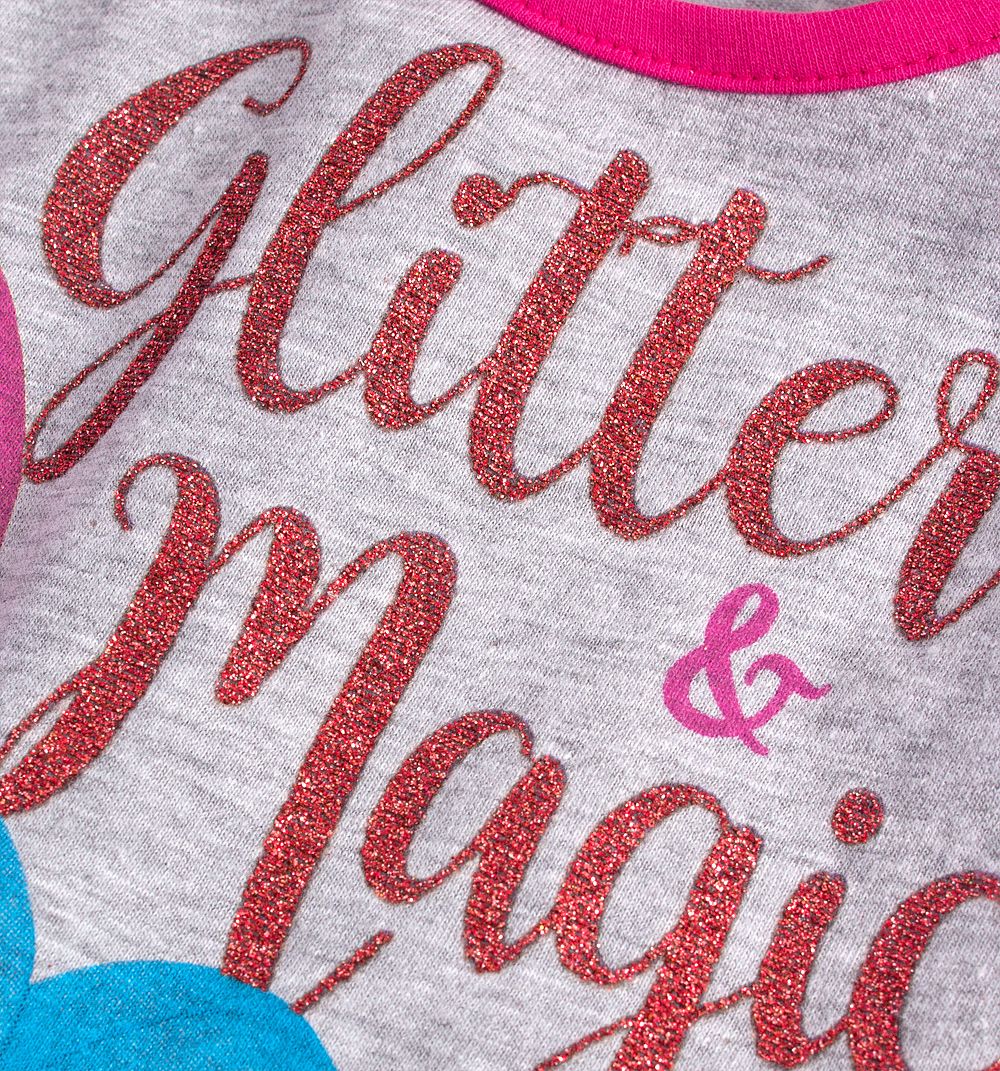 Dívčí letní šaty SHIMMER & SHINE GLITTER šedé Velikost: 110 - obrázek 4