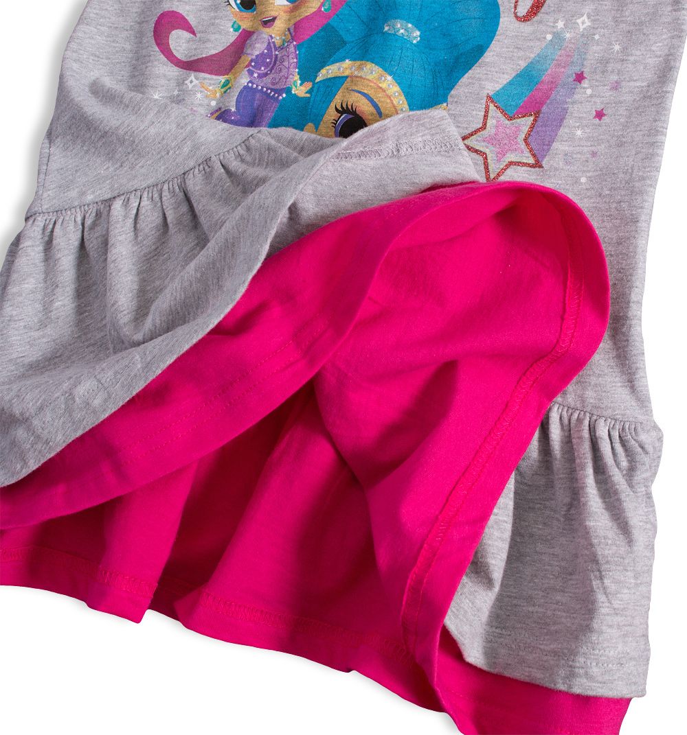 Dívčí letní šaty SHIMMER & SHINE GLITTER šedé Velikost: 110 - obrázek 5