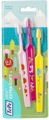 TePe Mini Compact x-soft zubní kartáčky 2+1 382210 - obrázek 1