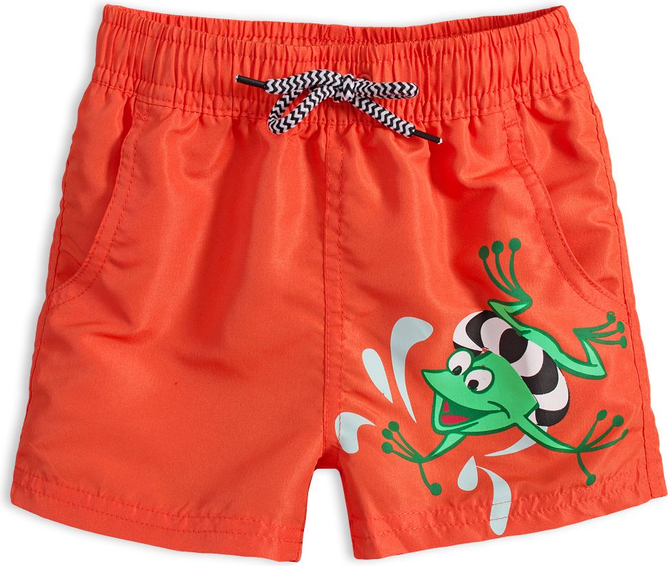 Chlapecké plavky KNOT SO BAD FROG oranžové Velikost: 116 - obrázek 1