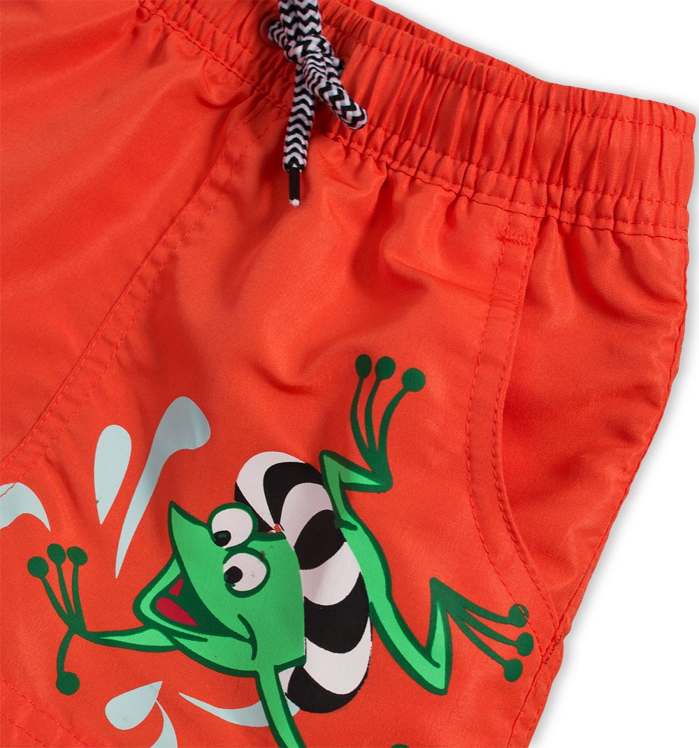 Chlapecké plavky KNOT SO BAD FROG oranžové Velikost: 116 - obrázek 2