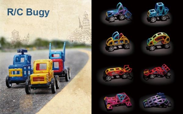 Magnetická stavebnice Magformers R/C kolečka - obrázek 2