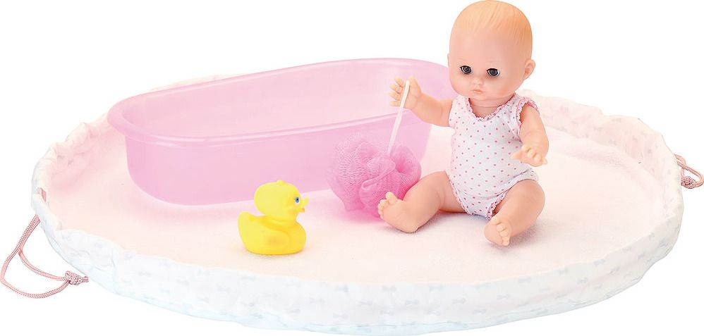 Petitcollin Koupací panenka 28 cm s koupací výbavičkou - obrázek 1