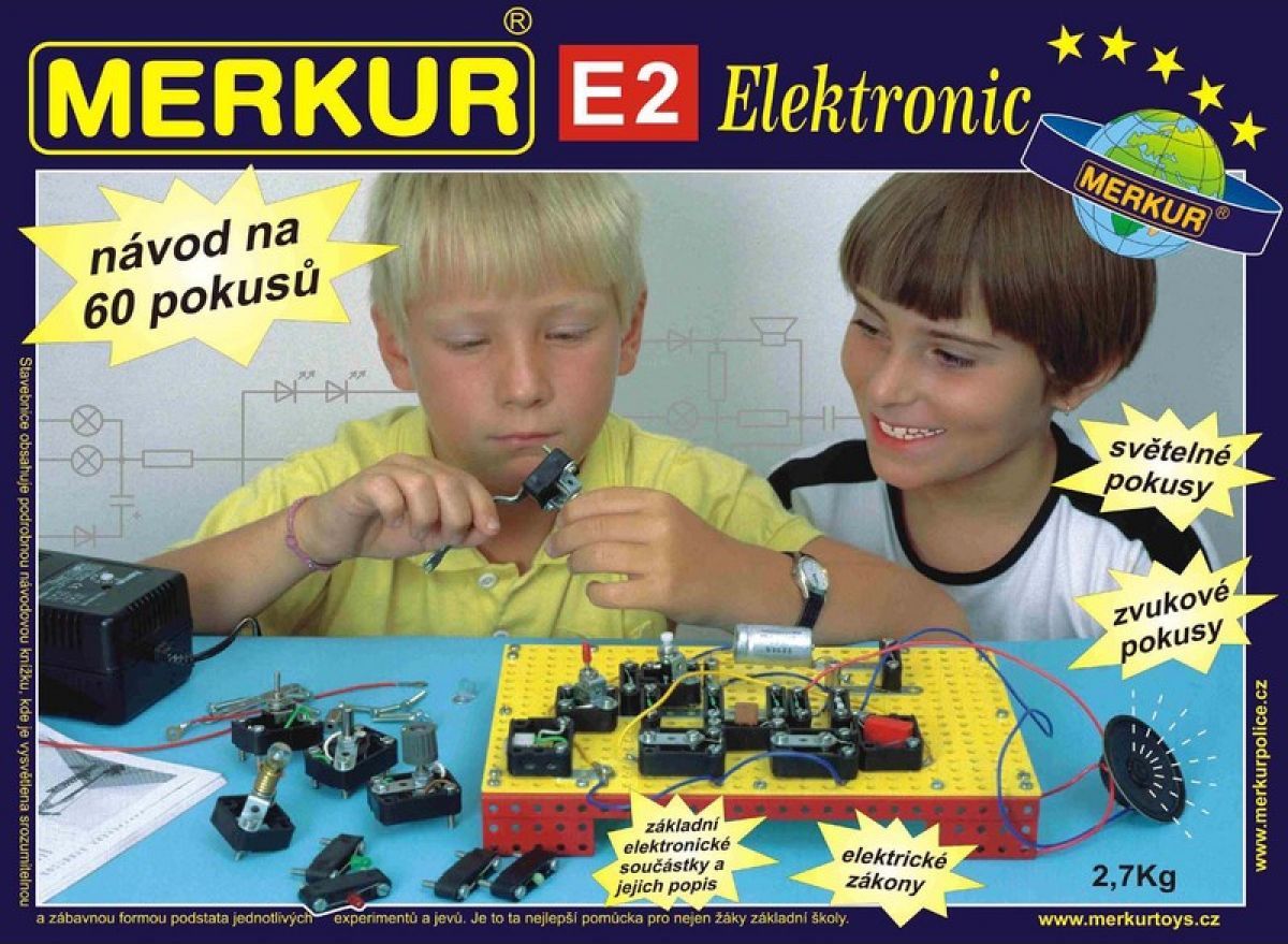 Stavebnice Merkur E2 electronic - obrázek 1