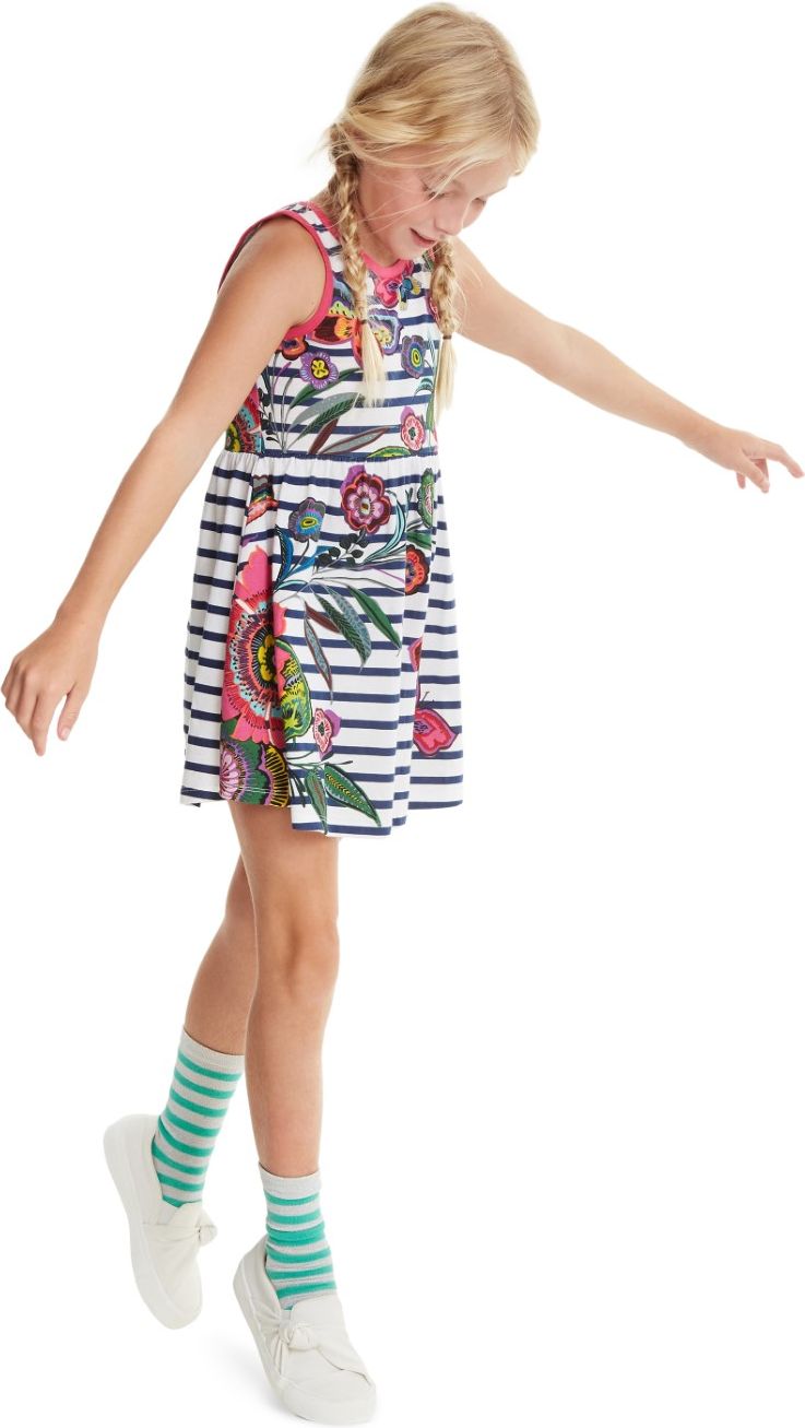 Desigual barevné dívčí šaty Vest Libreville - 7/8 - obrázek 2