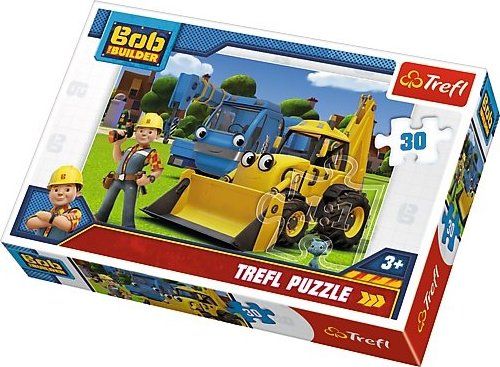 TREFL Puzzle Bořek Stavitel a jeho pomocníci 30 dílků - obrázek 2