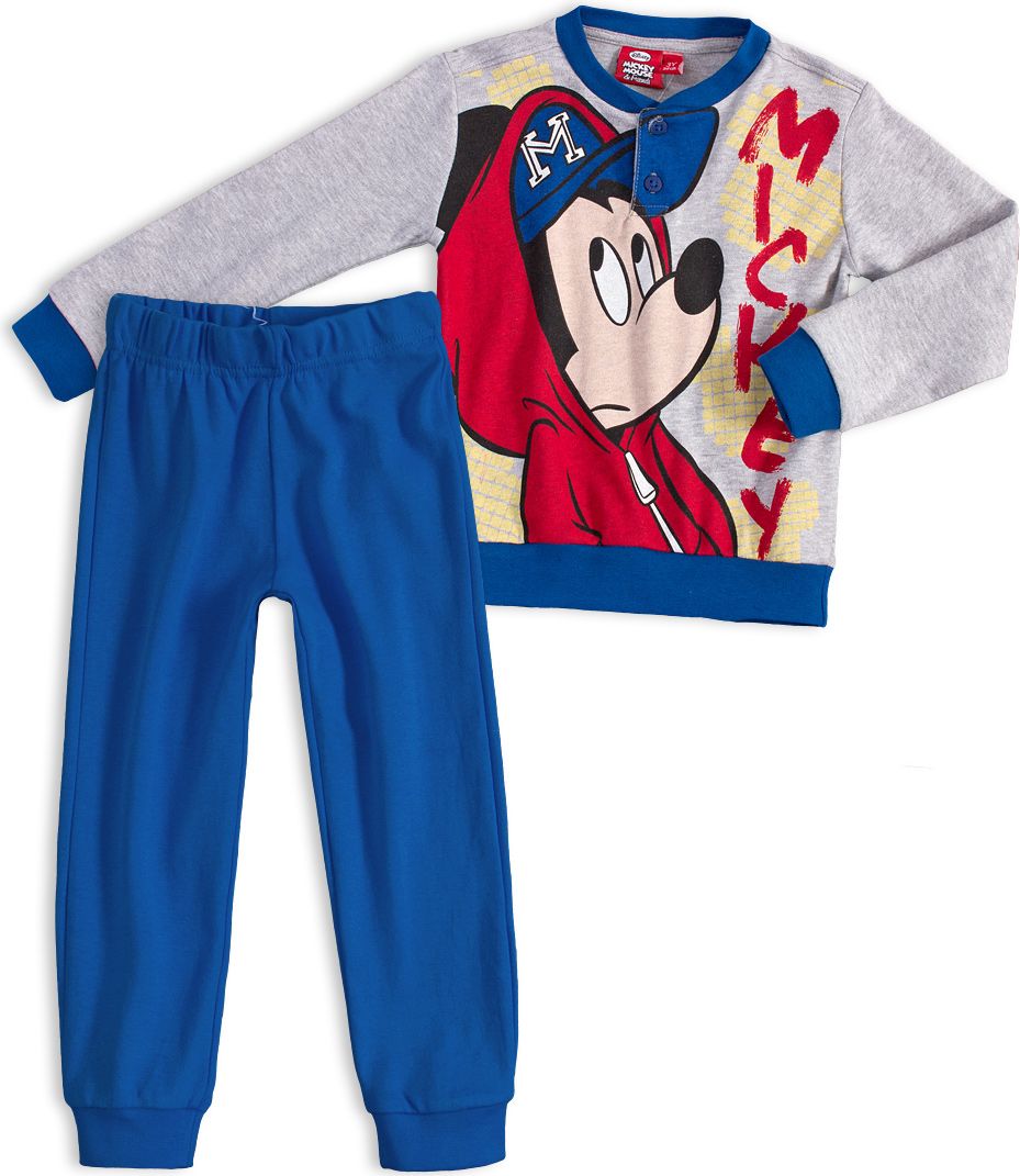 Chlapecké pyžamo DISNEY MICKEY MOUSE šedé Velikost: 128 - obrázek 1
