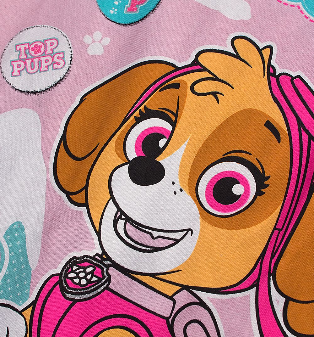 Dívčí pyžamo PAW PATROL SKYE tmavě růžové Velikost: 116 - obrázek 4