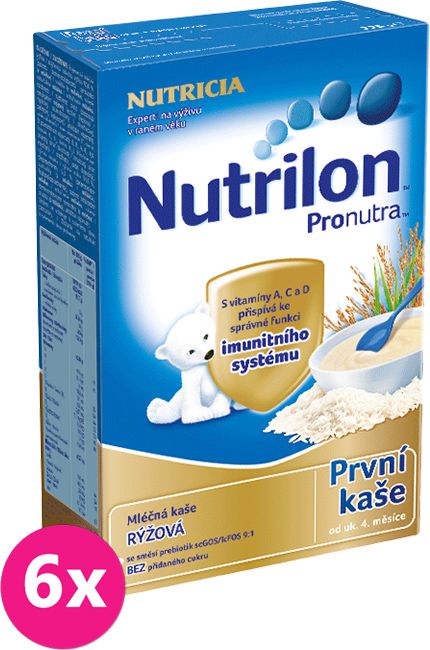 6x NUTRILON ProNutra rýžová (225 g) - mléčná kaše - obrázek 1