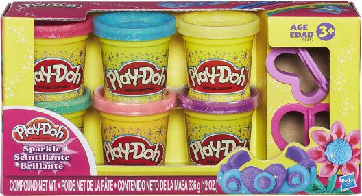 Play-Doh Třpytivá sada se 2 vykrajovátky - obrázek 1