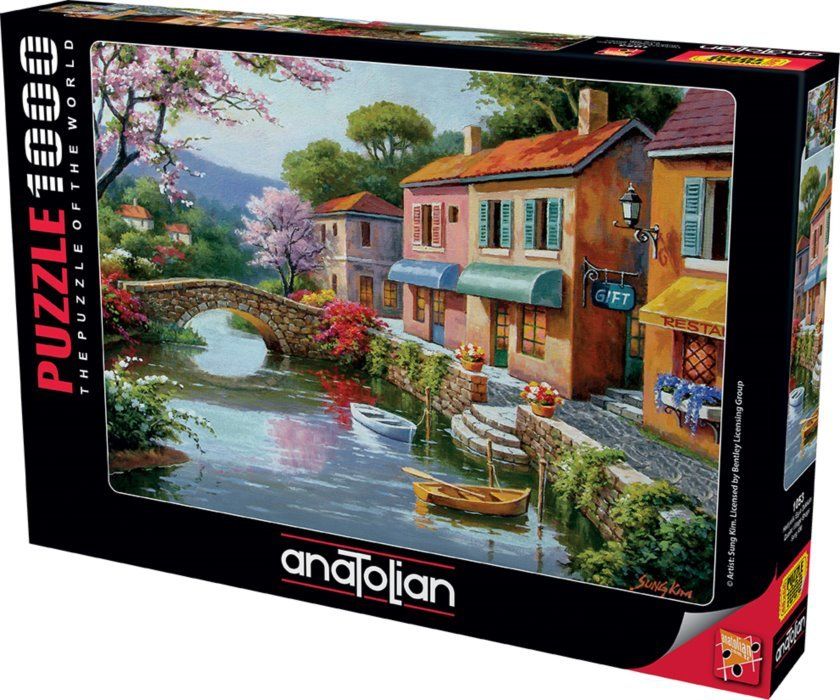 ANATOLIAN Puzzle Vesnické obchůdky 1000 dílků - obrázek 2