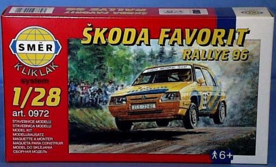 Škoda Favorit rallye 96 1:28 - obrázek 1
