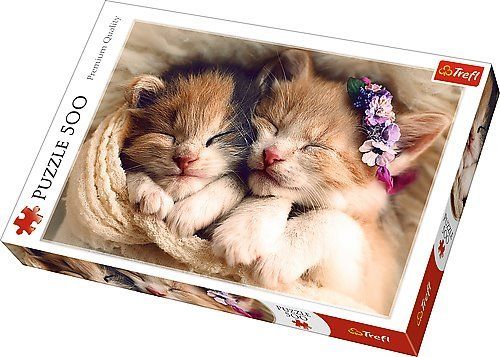TREFL Puzzle Spící koťata 500 dílků - obrázek 2