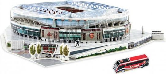 NANOSTAD 3D puzzle Stadion Emirates - FC Arsenal - obrázek 1