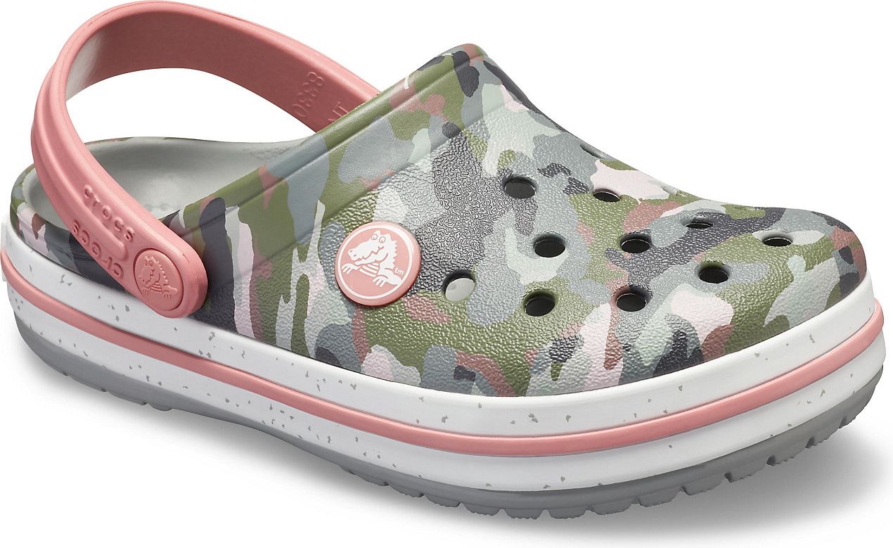 Crocs maskáčové pantofle Crocband Camo Spec Clog Camo/Light Grey - 28/29 - obrázek 2